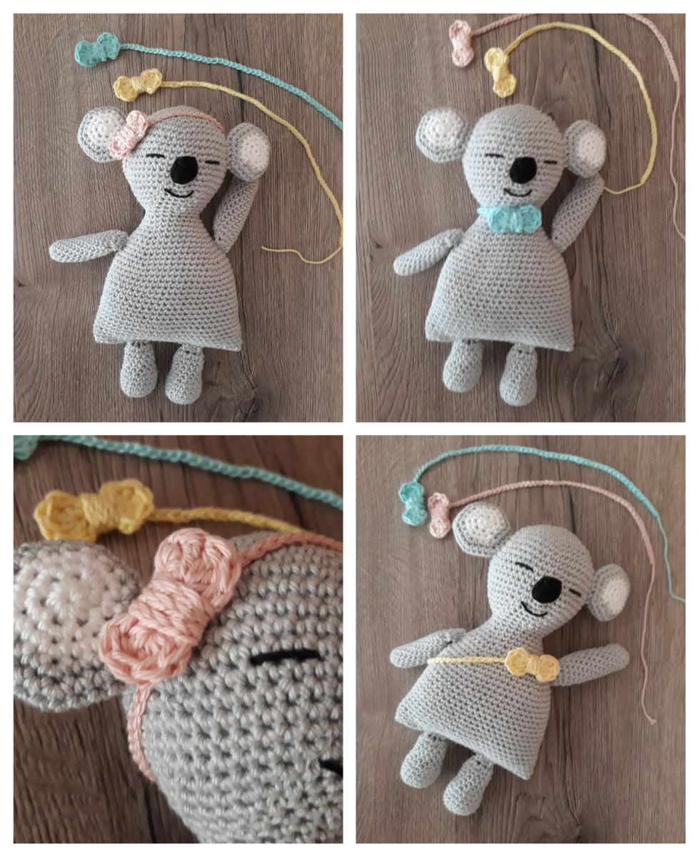 Blog-Inhaltsbild für 'Zwuckel Koala Kajo, Spieluhr, kostenlose Häkelanleitung'